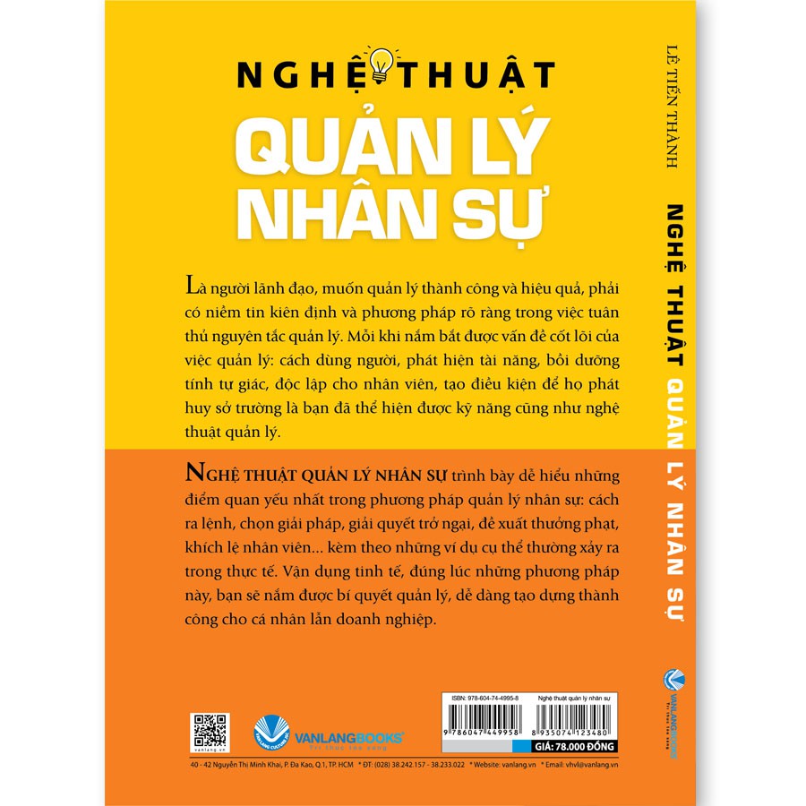 Sách - Nghệ Thuật Quản Lý Nhân Sự