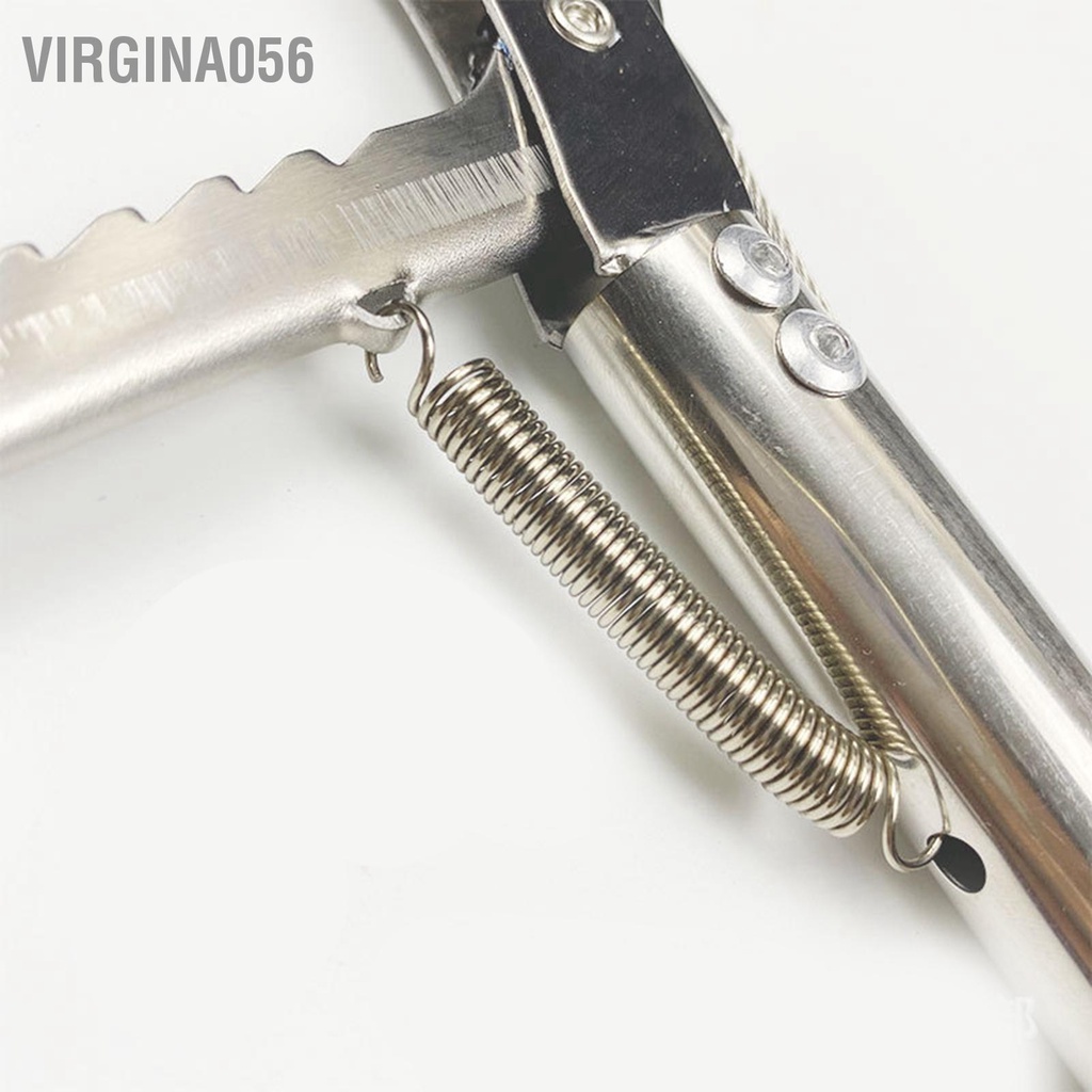 Có thể bán buôn Kẹp Rắn Bằng Thép Không Gỉ Dày Dặn Có Thể Gập Lại Kèm Khóa Cho Cua / Rắn / Tôm Hùm virgina056 Hàng giao ngay