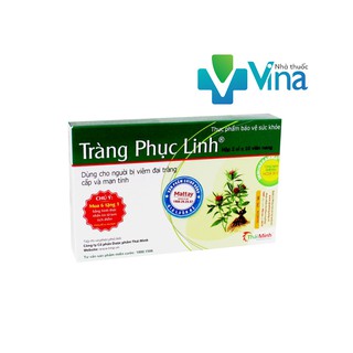 TRÀNG PHỤC LINH - Dùng Cho Người Bị Viêm Đại Tràng Cấp Và Mãn Tính. hộp 2 vỉ x 10 viên nang