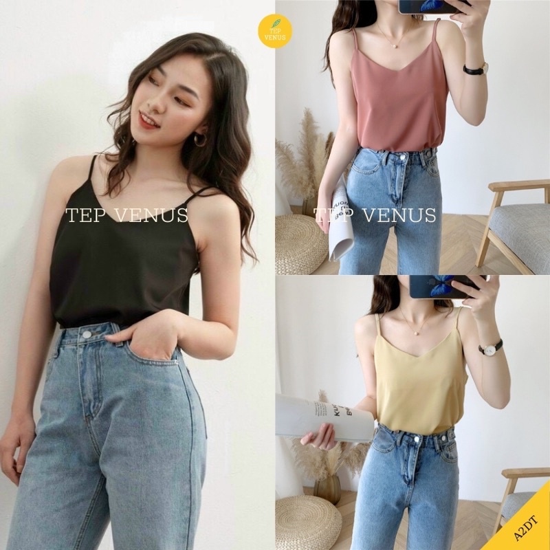 Áo 2 Dây Trơn Von Cao Cấp Tep Venus - A2D010