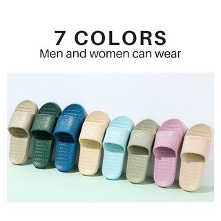 Miniso Dép đi trong nhà tắm nữ mềm mại kẻ sọc tổ ong 39-40