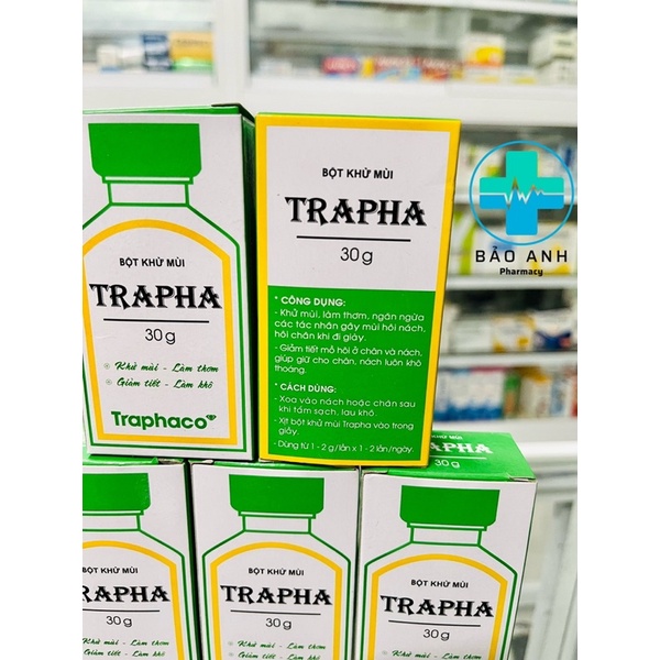 Bột khử mùi TRAPHA 30g