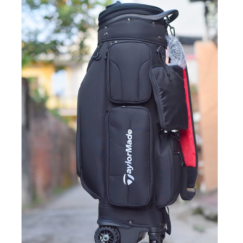 Túi đựng gậy golf bánh xe Titleist, Honma, Taylormade - Chất liệu vải cao cấp chống thấm nước