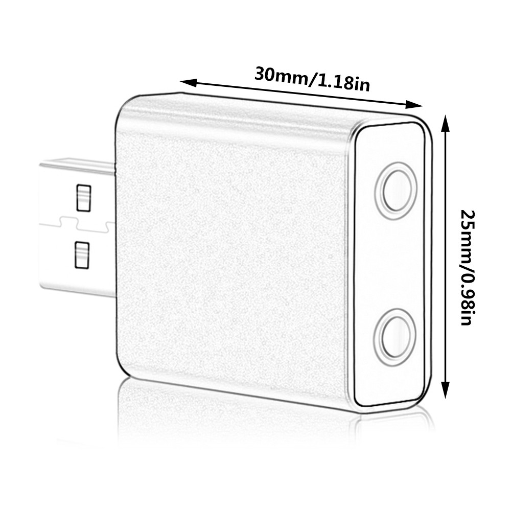 Usb Chuyển Đổi Âm Thanh 3.5mm | BigBuy360 - bigbuy360.vn