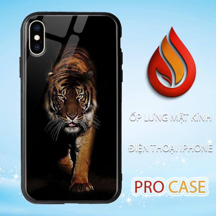 ốp Iphone Hình Con Hổ Đẹp Lung Linh PROCASE Cho 6/6S/7/8/Plus/X/Xs/Xr/11/Pro/Max/12/Min