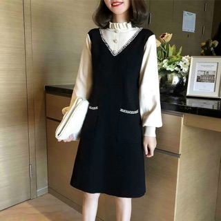 Váy len bầu hàng chất lượng len dày dặn