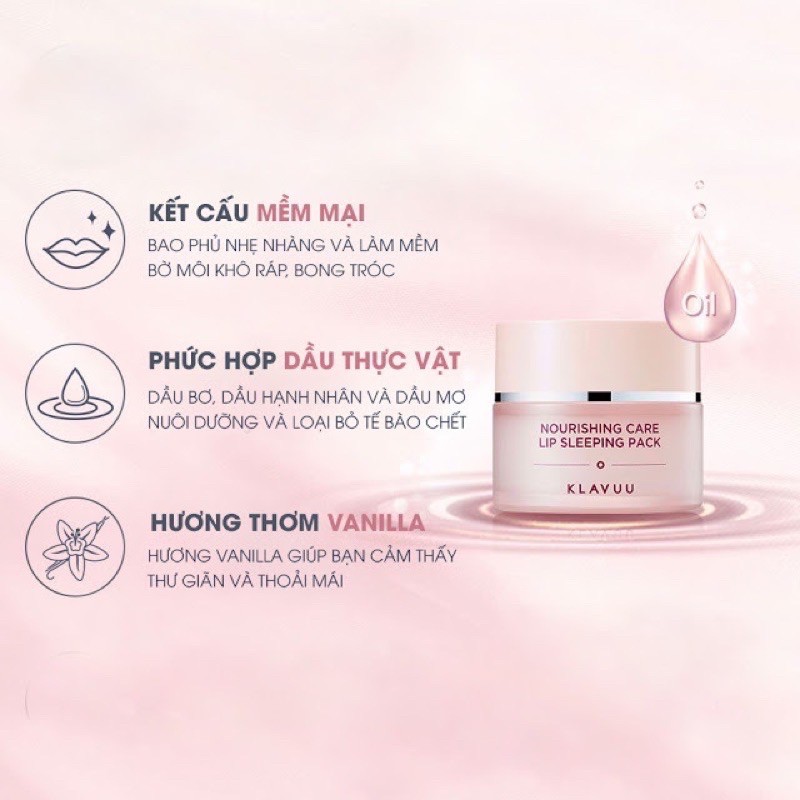 Nạ ngủ dưỡng môi Klavuu.lip | BigBuy360 - bigbuy360.vn