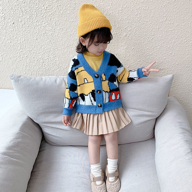 Áo Sweater phong cách Hàn Quốc thời trang mùa thu cho bé gái