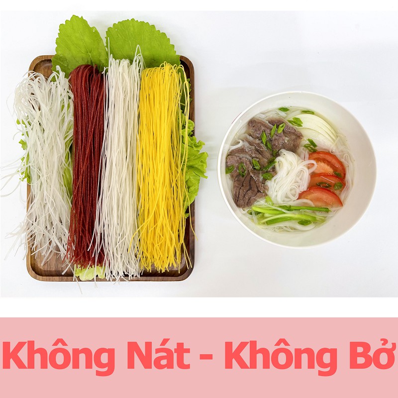 [Free Ship] Phở Khô Hữu Cơ Khương Huy/ Phở Gạo Hữu Cơ Khương Huy  - Chỉ 3 Phút Nấu Không Cần Ngâm  - Bún Sạch Khương Huy