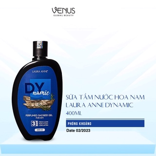 [QUÀ TẶNG KHÔNG BÁN] Sữa tắm nước hoa nam Laura Anne Dynamic 400ml chính hãng