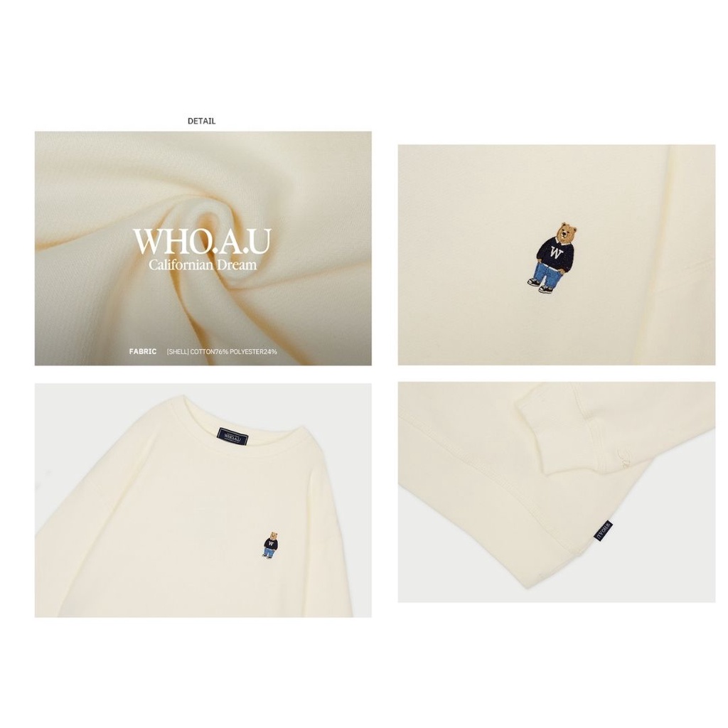 Áo nỉ sweater WHOAU WHMWC4901U Steve mẫu mới nhất