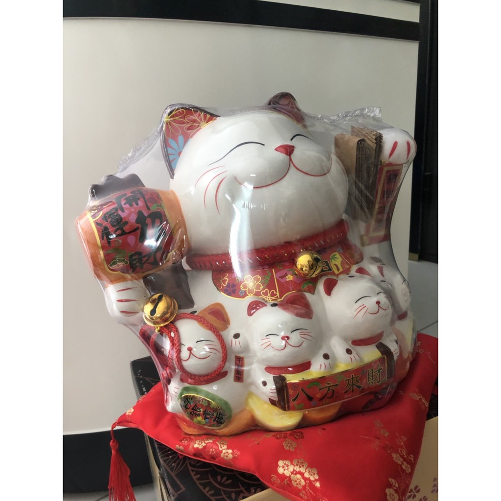 mèo vẫy thần tài - Mèo đại phúc đại cát cao 30cm