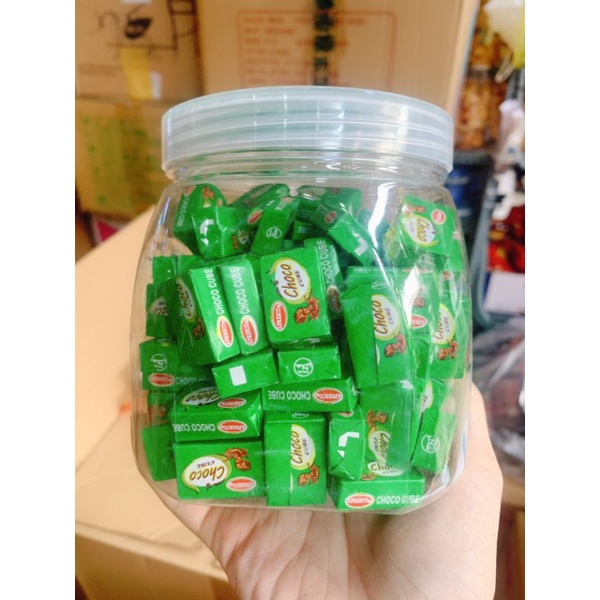 [ MÃ LẺ 1 VIÊN KẸO ] KẸO CHOCO CUBE 1 VIÊN  ❤Freeship❤ LẺ 1 VIÊN KẸO - Lùn Con Food