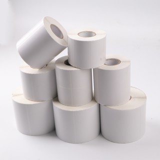 Giấy in nhiệt 500~1000 tem/cuộn, giấy in tem đơn hàng