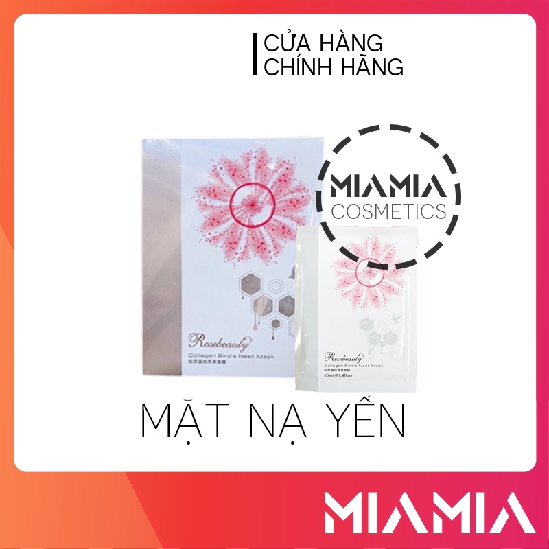 Mặt Nạ Yến Collagen Rosebeauty Chính Hãng - Bird's Nest Mask