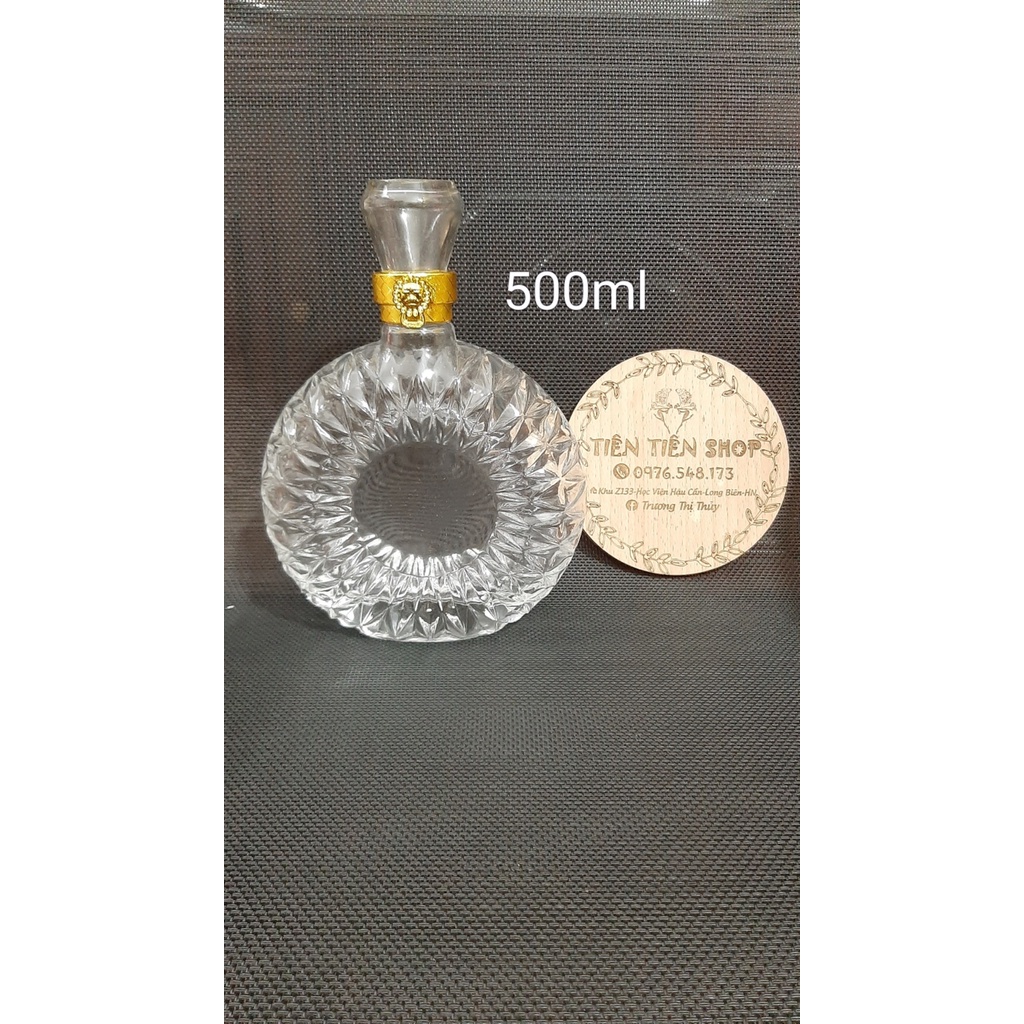 Chai thủy tinh XO 500ml