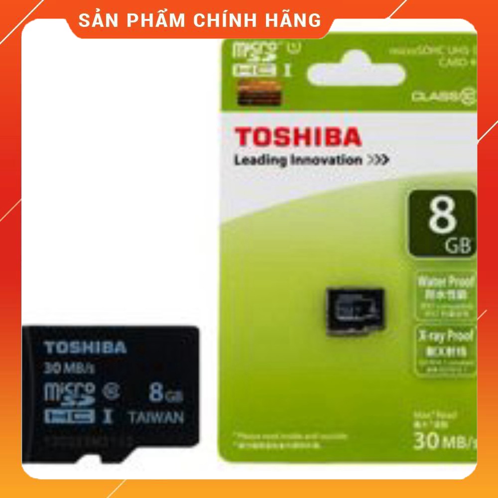 Thẻ Nhớ Micro SD Toshiba 8GB Class 10 - hàng chính hãng, giá tốt nhất