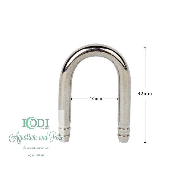 Đầu Nối Chữ U Chống Gập Dây Sủi Khí Oxy CO2