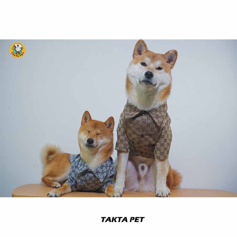 Áo sơ mi in họa tiết thời trang cho thú cưng