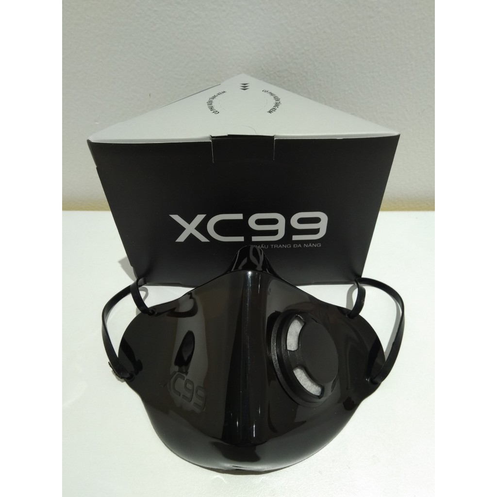 XC99 [TRONG SUỐT, ĐEN, TRẮNG, KHÓI] - KHẨU TRANG NHỰA 3D (MADE IN VIETNAM) | BigBuy360 - bigbuy360.vn