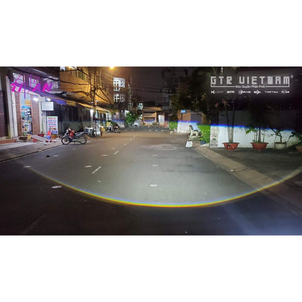 Bi cầu Led Titan Black chính hãng GTR Nhiệt màu 6000k công suất 50W