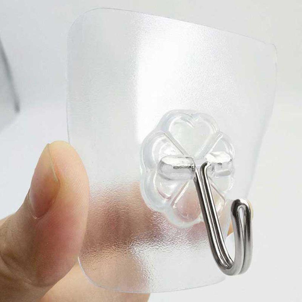 10 / 20 Móc Treo Đồ Có Giác Hút Trong Suốt Chắc Chắn