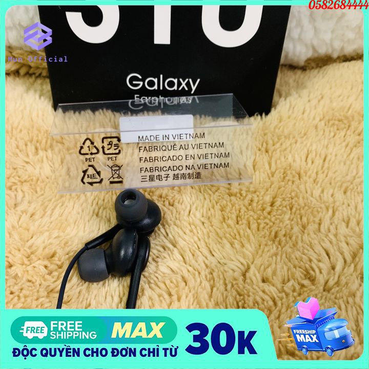 Tai Nghe Nhét Tai AKG S10+ Dùng Được Cho Tất Cả Điện Thoại Có Chân Tai Nghe 3.5mm [Bảo Hành 1 ĐỔI 1]