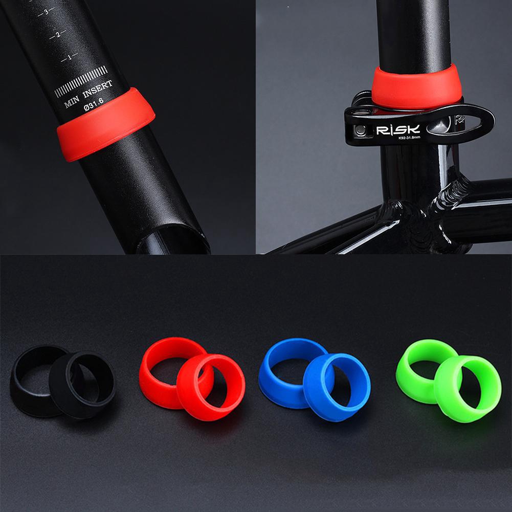 Bike Seat Post Ring Dust Cover Silicone Waterproof Bicycle Seatpost Case