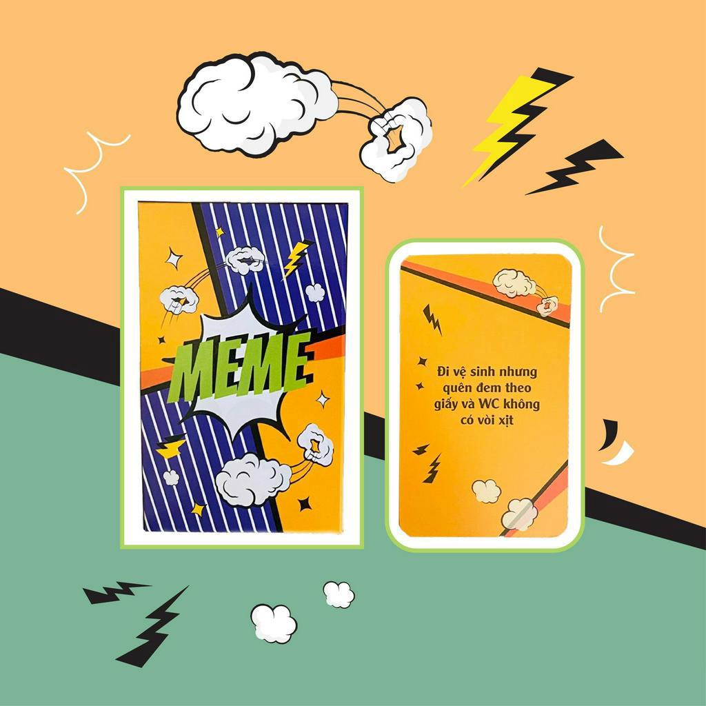 Bộ Bài Meme 50 Lá Chơi Vui Quên Lối Về, Boardgame Meme Hài Hước Tốt Nhất Thị Trường