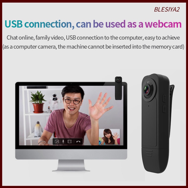 [BLESIYA2] HD 1080P Mini Body Camera Video Recorder Cam with Motion Detection &amp;Night Vision