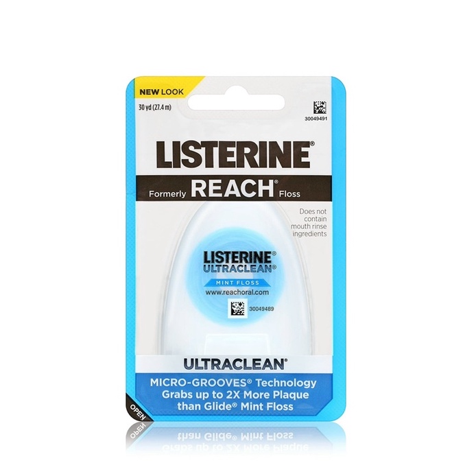 ( USA ) Chỉ nha khoa Listerine Ultraclean Mint Floss (27.4m)