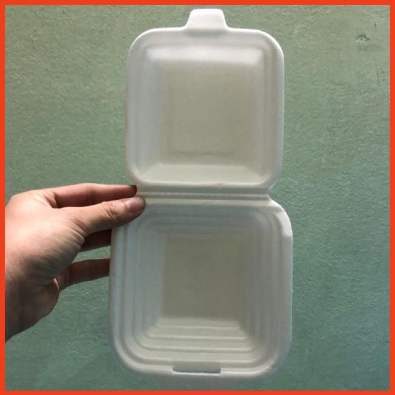 70 hộp xốp vuông loại nhỏ đựng xôi, bánh bao loại đẹp