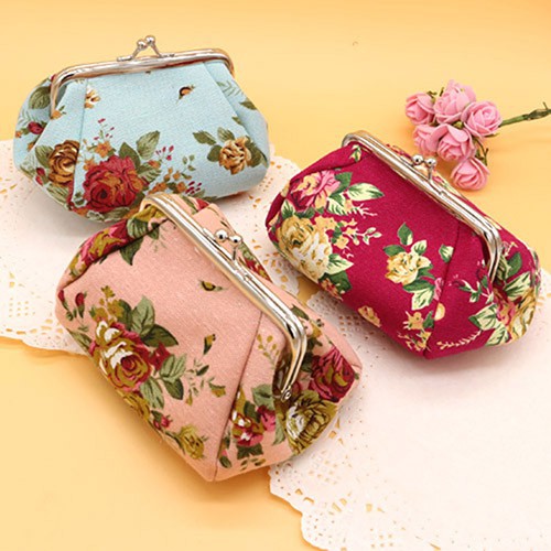 Ví đựng tiền xu chất Canvas
