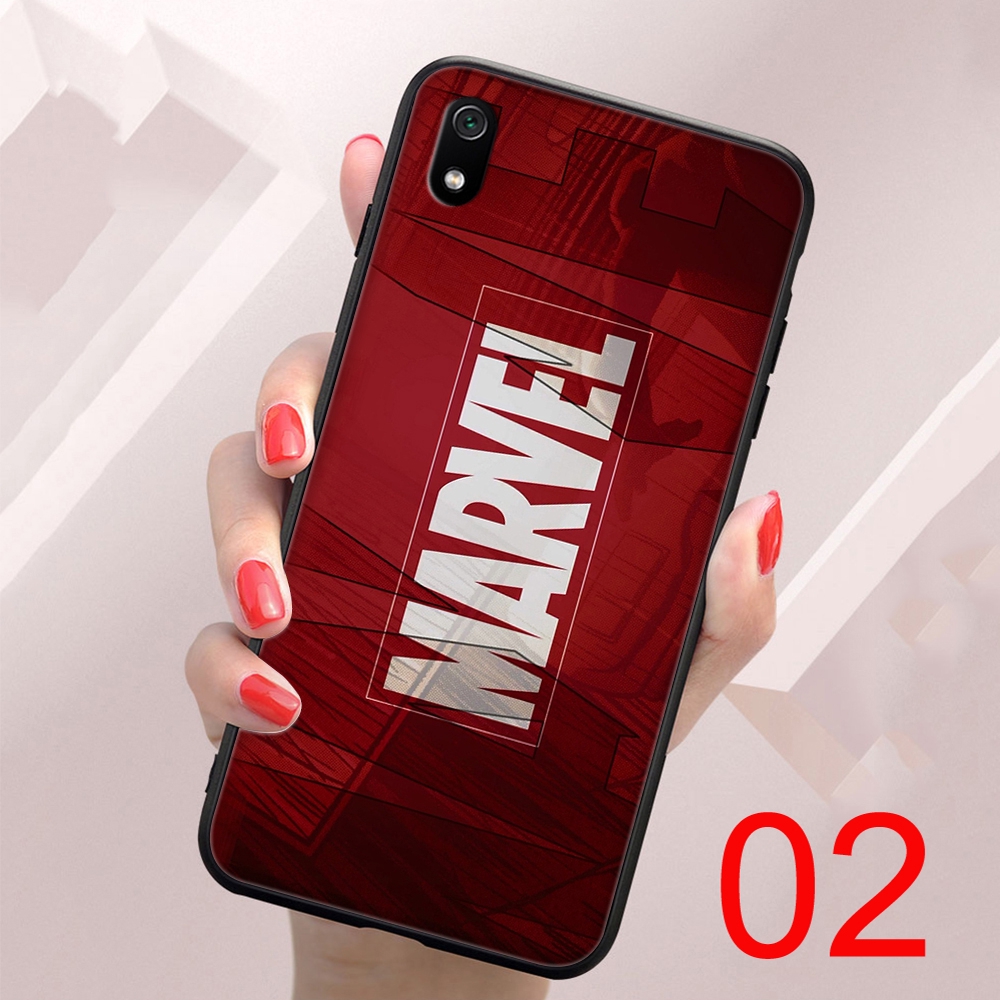 Ốp Lưng Mềm In Hình Truyện Tranh Marvel Cho Xiaomi Redmi Note 6 / 7 Pro / 6a / 7a