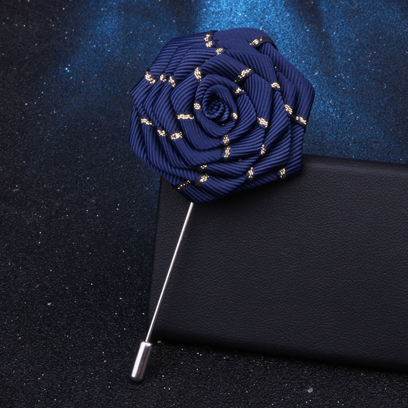 EFAN Trâm Cài Áo Nhiều Lớp Hình Hoa Hồng Nhỏ Bằng Vải RiPinon Camellia Phong Cách Hàn Quốc Mới Cho Nam