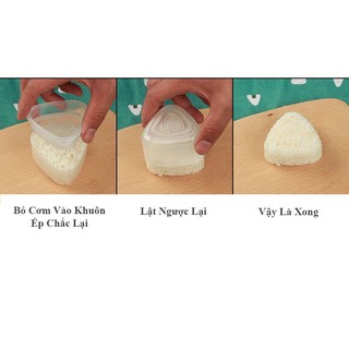 Khuôn làm cơm Nắm ONIGIRI cho bé