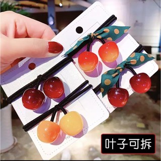 set 2 cột tóc trái cherry