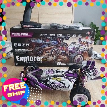 Wltoys 124019 Xe đua địa hình điều khiển từ xa tốc độ cao 60km/h Mô hình đồ chơi xe ô tô XK 124018 drift