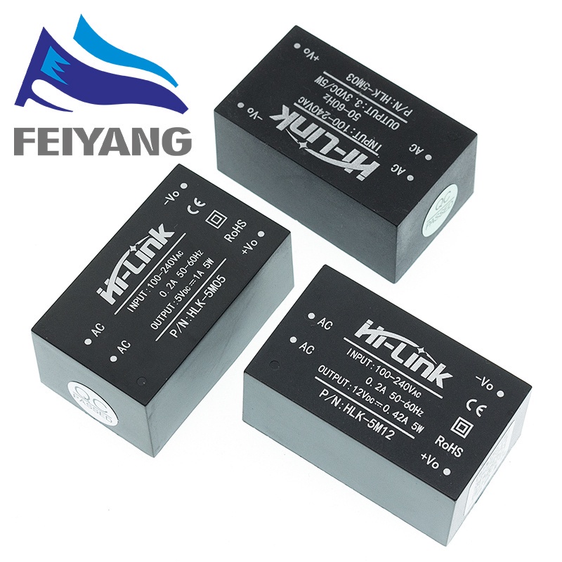 Mô Đun Hạ Áp HLK-5M05 HLK-5M03 HLK-5M12 5W AC-DC 220V Sang 12V/5V/3.3V