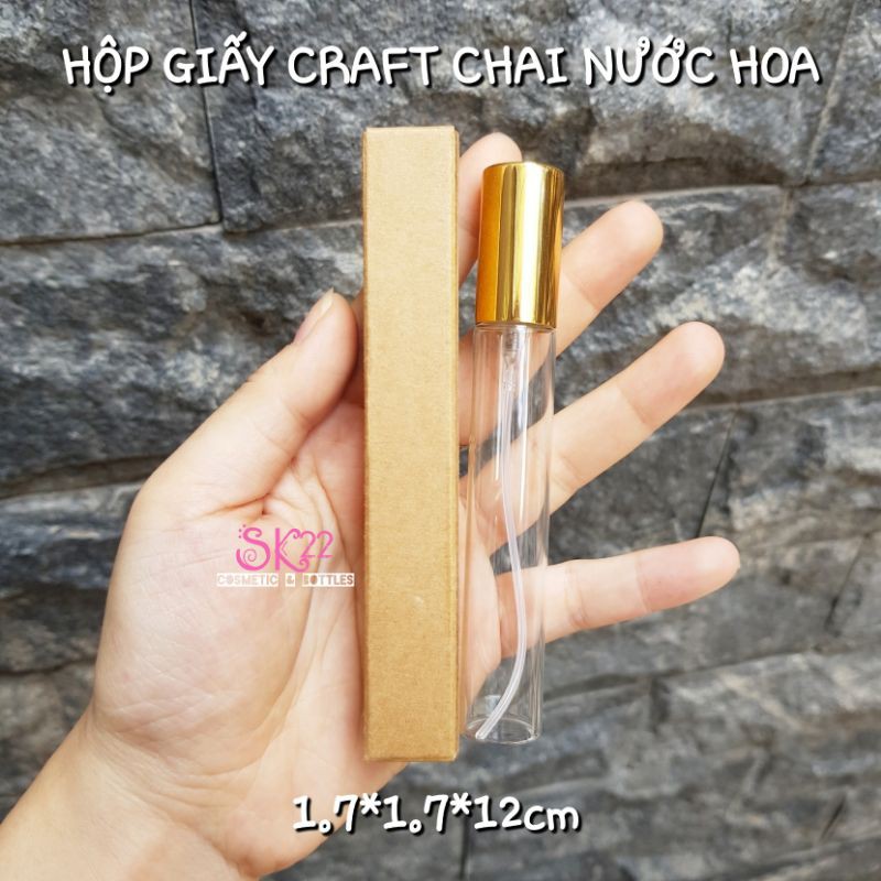 HỘP GIẤY QUÀ TẶNG CHAI CHIẾT NƯỚC HOA - BI LĂN 5ml/10ml