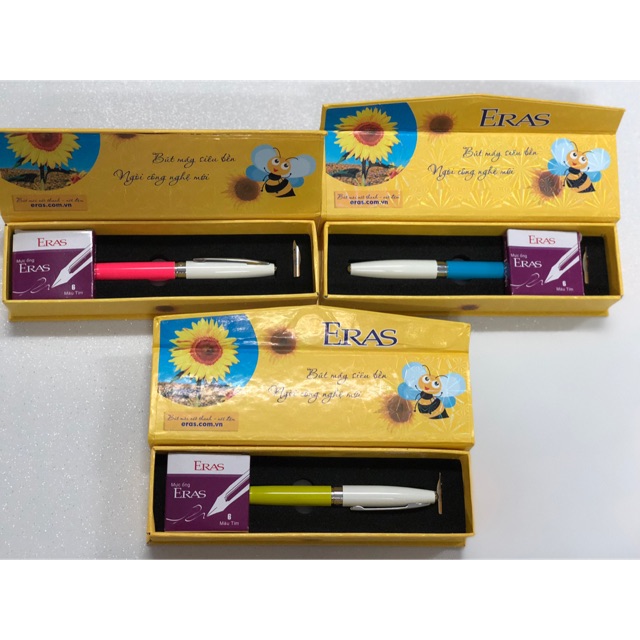 Bút máy học sinh ngòi siêu bền eras  nét thanh- nét đậm, được sản xuất theo công nghệ mới