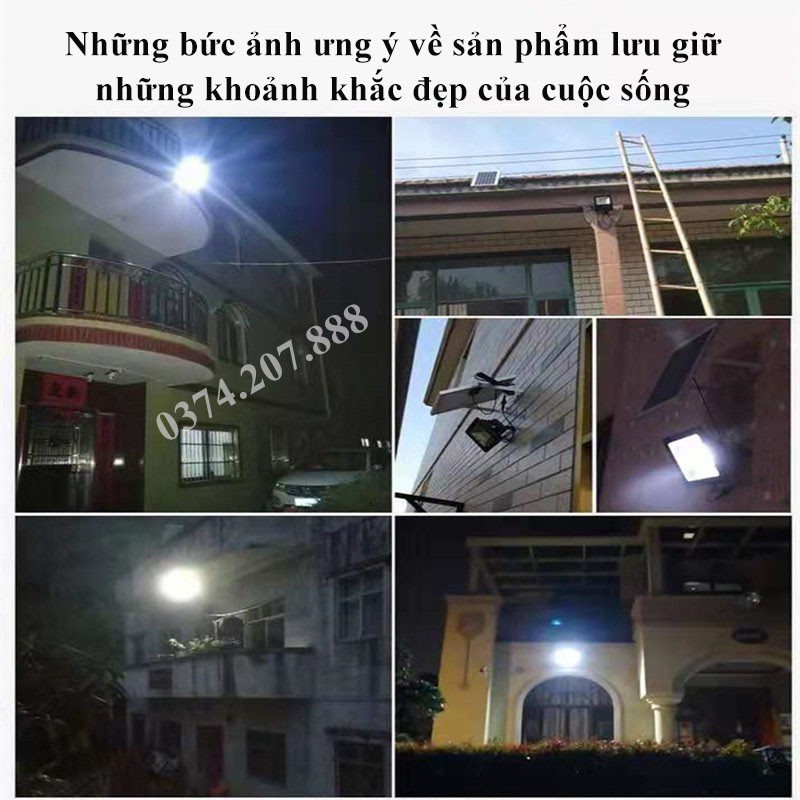 Đèn led pha năng lượng mặt trời 100w 60w 40w 25w Đèn Duy Thắng