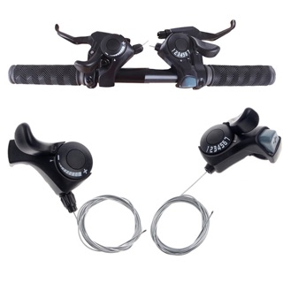 Tay gạt số xe đạp thể thao Shimano gắn ghi đông 1 đôi 3/7