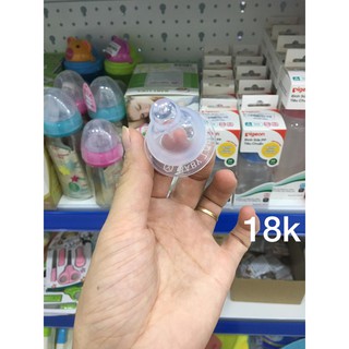 Núm bình sữa cổ hẹp, núm vủ cổ hẹp Baby Lops(dùng được cho bình pigeon cổ hẹp)