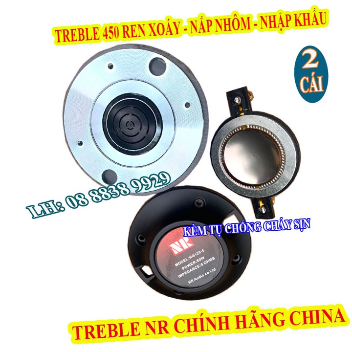 CẶP CỦ TRÉP 450 NR CHÍNH HÃNG REN XOÁY TỪ 115 COIL 450 NẮP NHÔM CAO CẤP NHẬP KHẨU - GIÁ 2 LOA