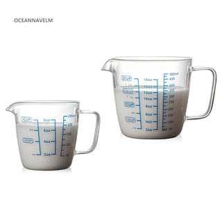 Cốc đo lường thủy tinh 250ml 500ml
