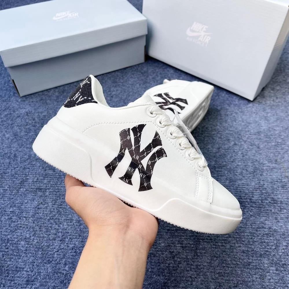 Giày Thể Thao Nam Nữ Mc queen NY, Giày MLB NY Họa Tiết Hàng Cao Cấp Full Box