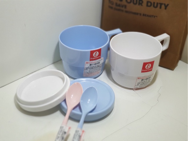 Sét cốc và thìa cho bé sơ sinh , hàng thái có tem