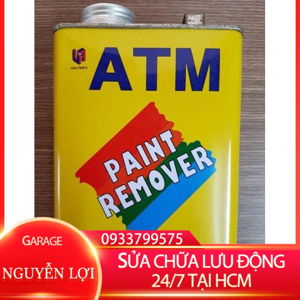 [ SỬA CHỮA LƯU ĐỘNG 24/7 HCM ] Hóa Chất tẩy sơn ATM trên sắt gỗ nhựa 875 ml GARA NGUYỄN LỢI