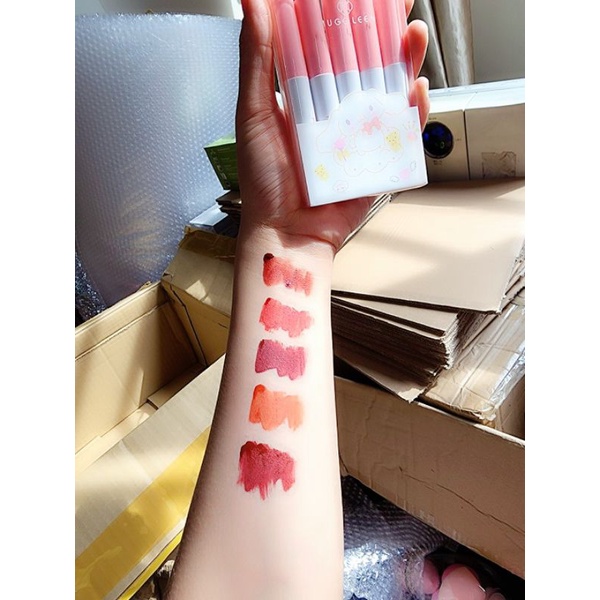 Set Son Muge Leen 5 cây  Thỏ bông